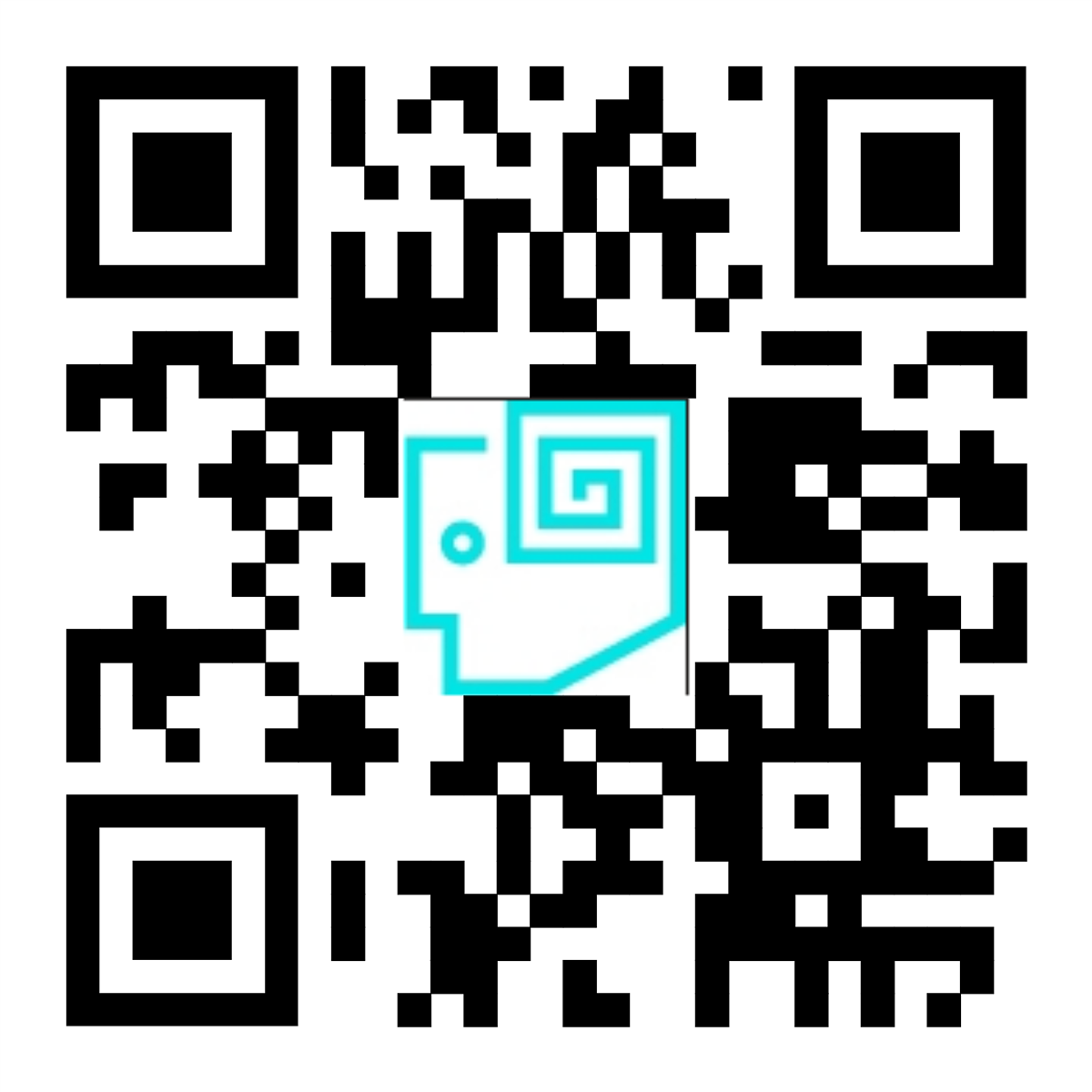 QR-kode for innlogging til SAFEQ - Klikk for stort bilde